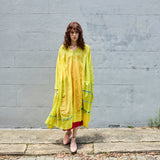 SUN CAFTAN, YELLOW SILK