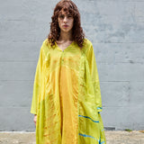 SUN CAFTAN, YELLOW SILK