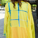 SUN CAFTAN, YELLOW SILK