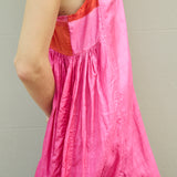 ROSE SLIP DRESS, FUCHSIA SILK