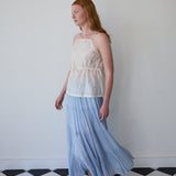 LEAH CAMI, IVORY MUKEISH EMBROIDERY SILK
