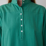 TULSI TUNIC, MINT COTTON HANDLOOM