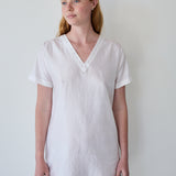 KIRA MINI DRESS, IVORY RAW SILK
