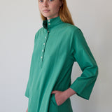 TULSI TUNIC, MINT COTTON HANDLOOM