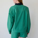 TULSI JACKET, MINT COTTON HANDLOOM