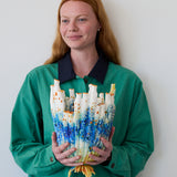 TULSI JACKET, MINT COTTON HANDLOOM