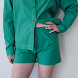 TULSI SHORT, MINT COTTON HANDLOOM UNISEX