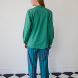 TULSI SHIRT, MINT COTTON HANDLOOM