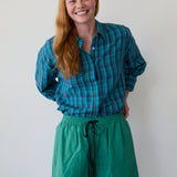 TULSI SHORT, MINT COTTON HANDLOOM UNISEX