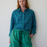 TULSI SHORT, MINT COTTON HANDLOOM UNISEX