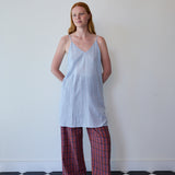 ORCHID SLIP, BLUE COTTON VOILE