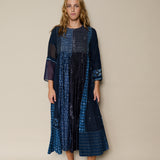 ROYA DRESS, INDIGO // BLUE SILK