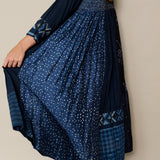 ROYA DRESS, INDIGO // BLUE SILK