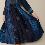 ROYA DRESS, INDIGO // BLUE SILK
