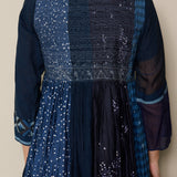 ROYA DRESS, INDIGO // BLUE SILK