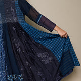 ROYA DRESS, INDIGO // BLUE SILK