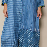 DELPHI DRESS, SKY BLUE SILK
