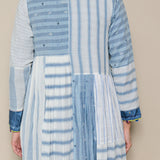 LAVENDER DRESS, IVORY // BLUE COTTON