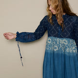 PERIDOT DRESS, INDIGO COTTON
