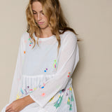 PAKSHI DRESS, IVORY // NEON