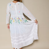 PAKSHI DRESS, IVORY // NEON