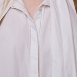 LILY SHIRT, WHITE COTTON POPLIN