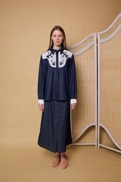 DYNASTY SHIRT, DENIM