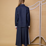 DYNASTY SKIRT, DENIM