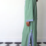 JADE MAXI TUNIC, GREEN SILK