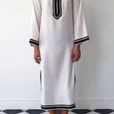 JASMINE MAXI TUNIC, WHITE SILK