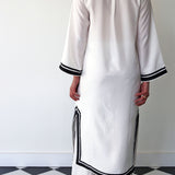 JASMINE MAXI TUNIC, WHITE SILK