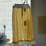 COMET SKIRT, GOLD // IVORY SEQUIN
