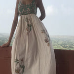 BOTANIC SLIP, IVORY BLOCKPRINT - SAAKI