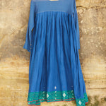 FRENCH CHEMISE DRESS, COBALT BLUE - SAAKI