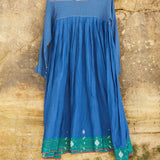 FRENCH CHEMISE DRESS, COBALT BLUE - SAAKI