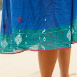 FRENCH CHEMISE DRESS, COBALT BLUE - SAAKI