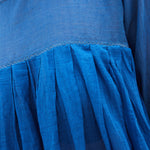 FRENCH CHEMISE DRESS, COBALT BLUE - SAAKI