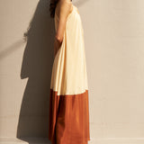 EVA JUMPSUIT, APRICOT/BRONZE