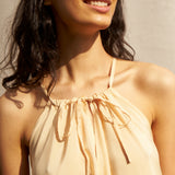 EVA JUMPSUIT, APRICOT/BRONZE
