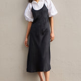 TARA SLIP, SILK BLACK