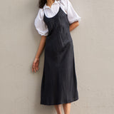 TARA SLIP, SILK BLACK
