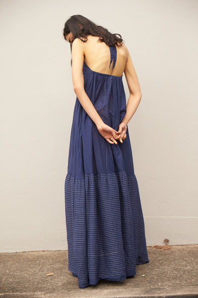 HALCYON MAXI, INDIGO COTTON