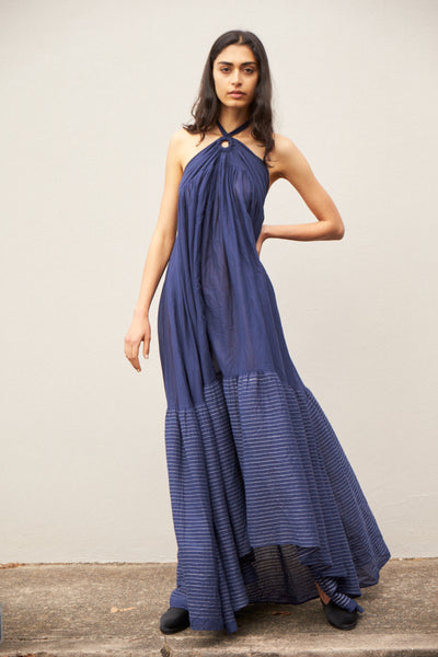 HALCYON MAXI, INDIGO COTTON