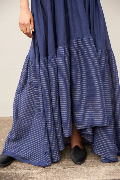 HALCYON MAXI, INDIGO COTTON