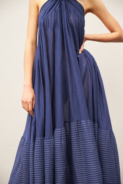 HALCYON MAXI, INDIGO COTTON