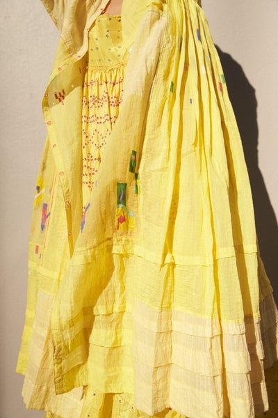 SUNSHINE SHIRT DRESS, YELLOW WEAVE