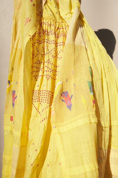 SUNSHINE SHIRT DRESS, YELLOW WEAVE