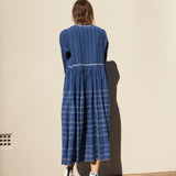 PALOMA SHIRT DRESS, INDIGO COTTON