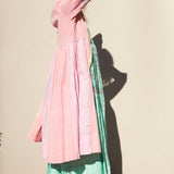 ROSE SHIRT DRESS COTTON, PINK