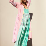 ROSE SHIRT DRESS COTTON, PINK